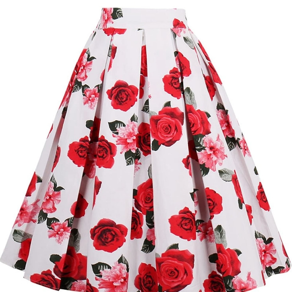 50s Rose Skirt